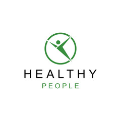 health logo design vector with organic concept for companies and businesses