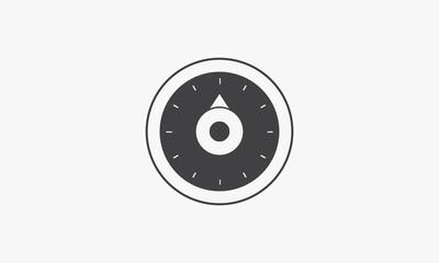 combination lock vector illustration on white background. creative icon.