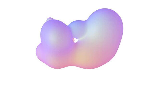 Colorful abstraction of metabol. Body shape changes.