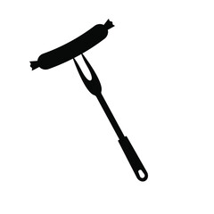 BBQ vector icon set. picnic illustration sign collection. steak symbol or logo.