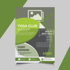 yoga flyer template design, yoga base flyer template design in vector eps
