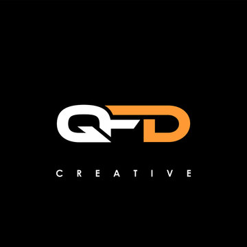 QFD Letter Initial Logo Design Template Vector Illustration