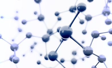Virus analysis. Innovations molecular systems intuitive thinking and development technologies in automatics cyborg systems and chemical industry. Future 3D visualization 