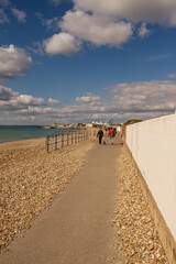 Bognor Regis sea front, for a walk. April 2021