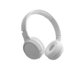 single white bluetooth wireless headphones - 427661298