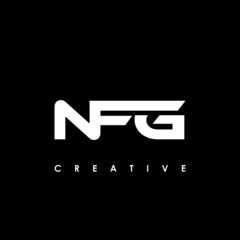 NFG Letter Initial Logo Design Template Vector Illustration