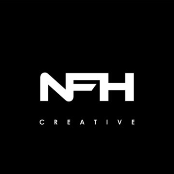 NFH Letter Initial Logo Design Template Vector Illustration