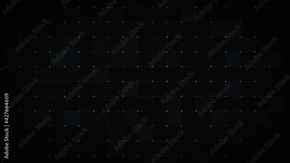 Aufkleber abstract background with digital data fractal mesh/ illustration of an abstract fractal digital tech