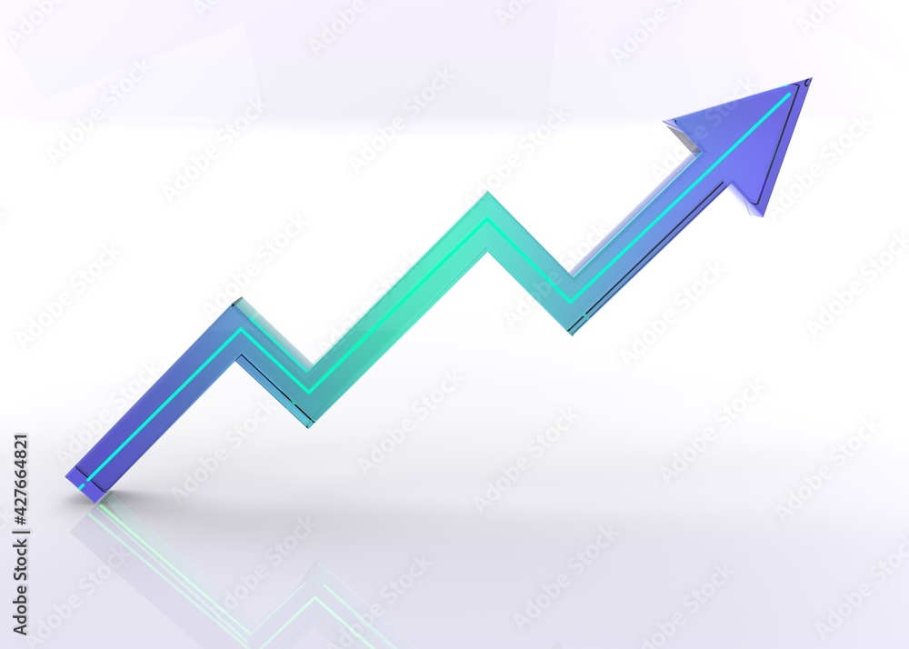 Poster arrows technology glass for banner statistics and business system. modern concept of future from com