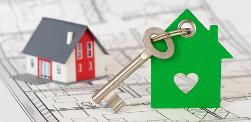 Wohnungsschlüssel für neues Eigenheim