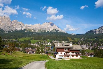Auf dem Passo di Falzarego zwischen Cortina d’Ampezzo und Malga Castello