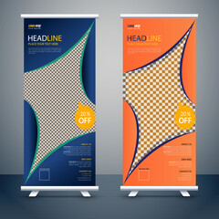 Creative Roll-up Banner Design Template In This Year