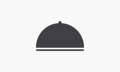 food tray icon. isolated on white background.