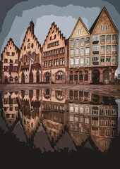 Frankfurt illustration Frankfurt am Main