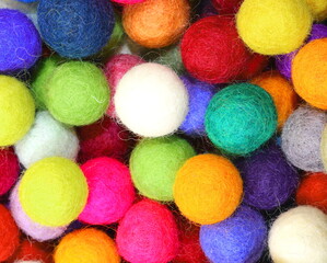 background of felt balls for sale
