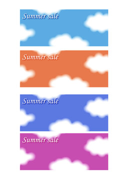 summer sale banners
