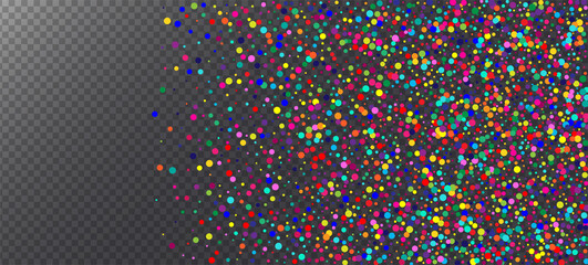 Rainbow Confetti Hipster Vector Wallpaper.