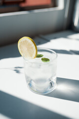 glass of lemonade
