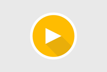 play button icon. Video Button. Vector illustration.