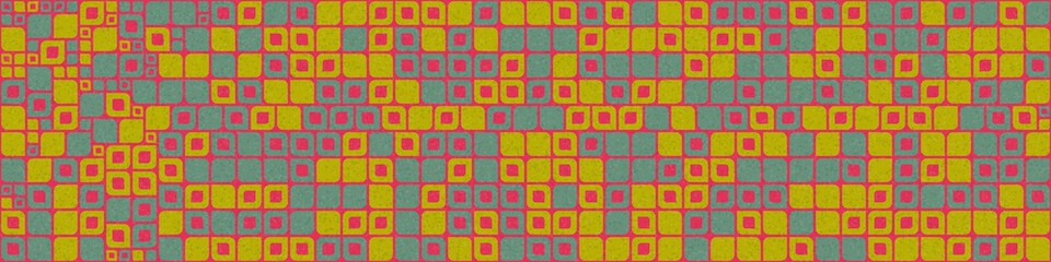 Abstract Geometric Pattern generative computational art illustration