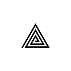 Abstract letter AP logotype. Modern logo idea sign.