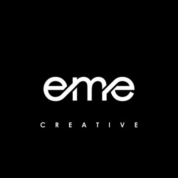EME Letter Initial Logo Design Template Vector Illustration