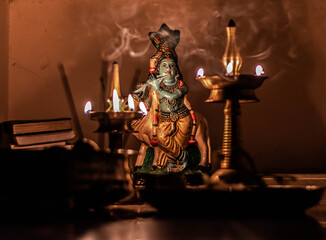 Vishukkani, as part of Vishu , which is the celebration of new year in the state of Kerala, India.