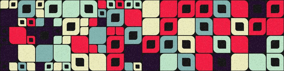 Abstract Geometric Pattern generative computational art illustration