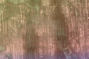 Obraz premium grunge teal, sea-green scratched hardwood wall texture - nice abstract photo background