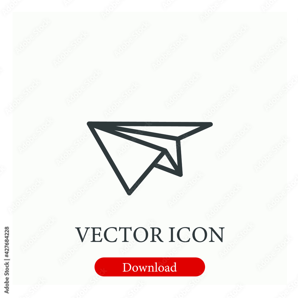 Poster e logo vector icon. editable stroke. linear style sign for use on web design and mobile apps, logo. 