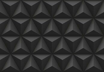 Textured abstract dark mosaic seamless background with tile. Vector