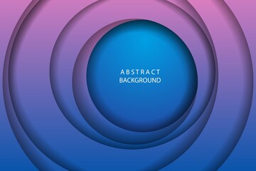 Abstract gradient background with circles for design. Vector illustration