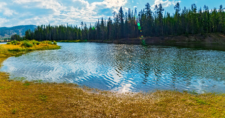 lake in the mountains