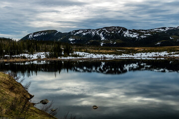 Fototapeta premium Views from the roadside. Gros Morne National Park, Newfoundland, Canada