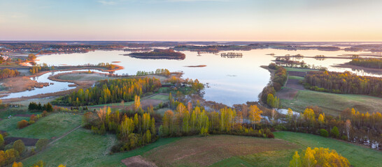 Belarusian landscape in spring