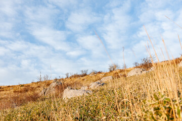 四国カルストの朝陽