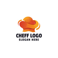 Chef Gradient Logo Template