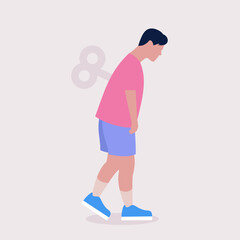 Professional burnout and stress concept