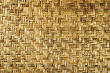 Weaved brown rattan texture background,Handcraft weave texture natural wicker.