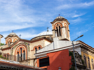 Fototapeta na wymiar Aya Kiryaki Greek Orthodox Church in Fatih district from European side of Istanbul, Turkey.