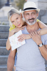 close-up of couple embracing outdoors