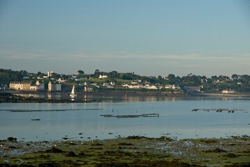 Fototapeta premium Harbour of Aber Wrac'h in Bretagne France