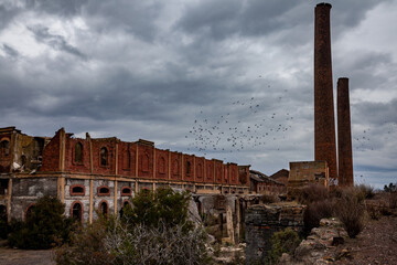 Fototapeta premium abandoned Industry Landscape