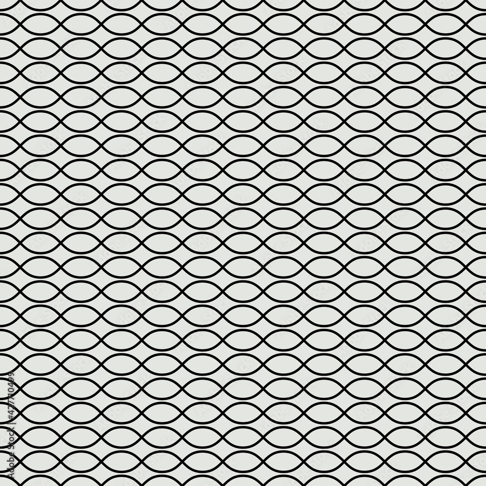 Poster Black cells pattern. Seamless empty cells.