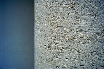 Concrete wall, lines and shapes an architectural concept colour photography.
