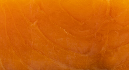 Texture of lightly salted salmon fillet