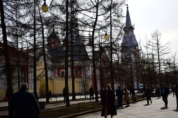 Obraz premium church in the morning