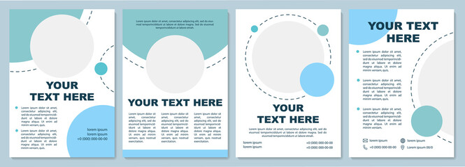 Modern styled brochure template. Flyer, booklet, leaflet print, cover design with copy space. Business products presentation. Vector layouts for magazines, annual reports, advertising posters
