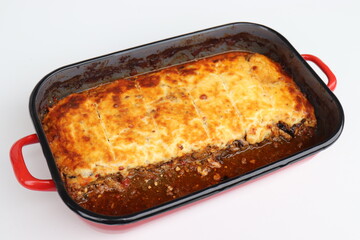 Moussaka. Auberginenauflauf.
