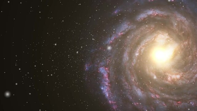 galaxies moving and expanding in the dark universe.